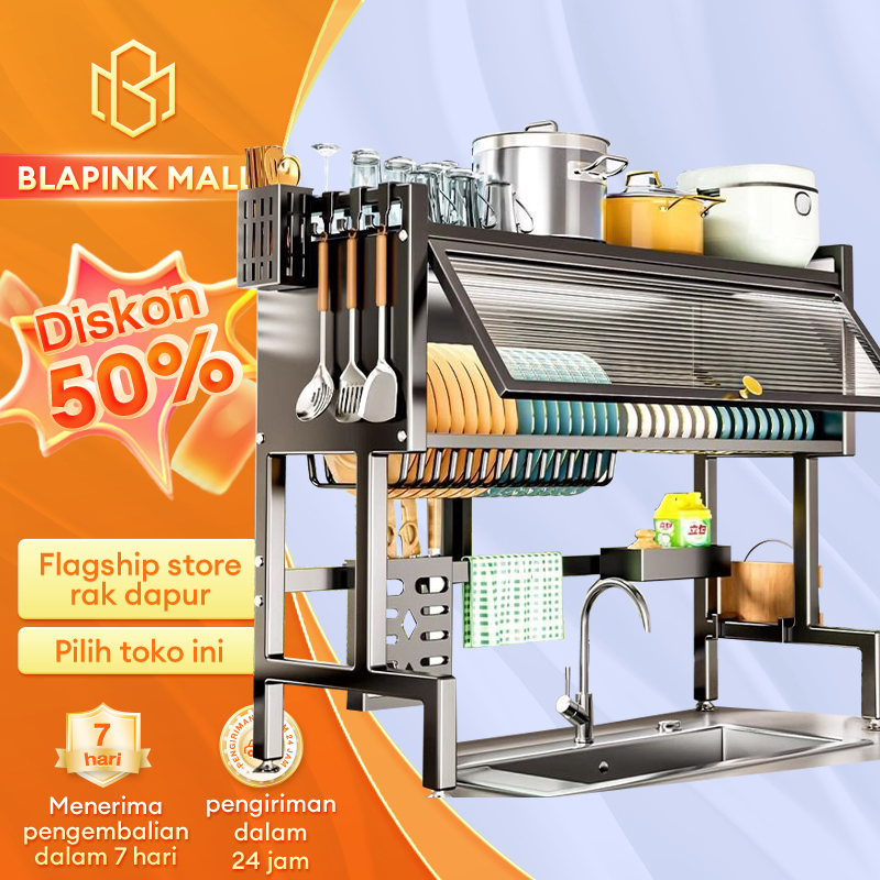 Rak Piring Wastafel Stainless rak wastafel cuci piring rak piring tertutup