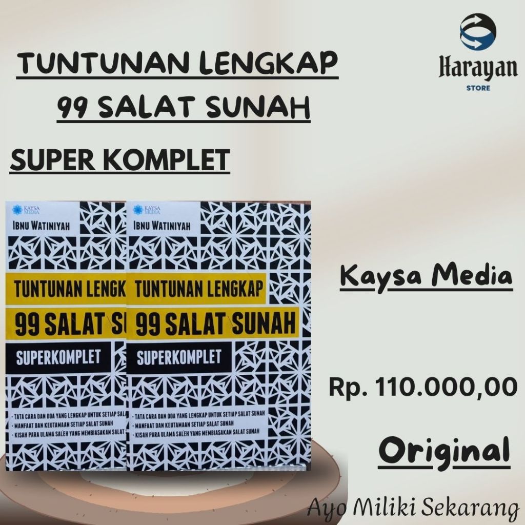 BUKU TUNTUNAN LENGKAP 99 SALAT SUNAH