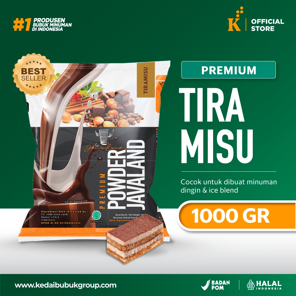 

Bubuk Minuman Bubble Drink Premium Tiramisu Javaland 1 kg