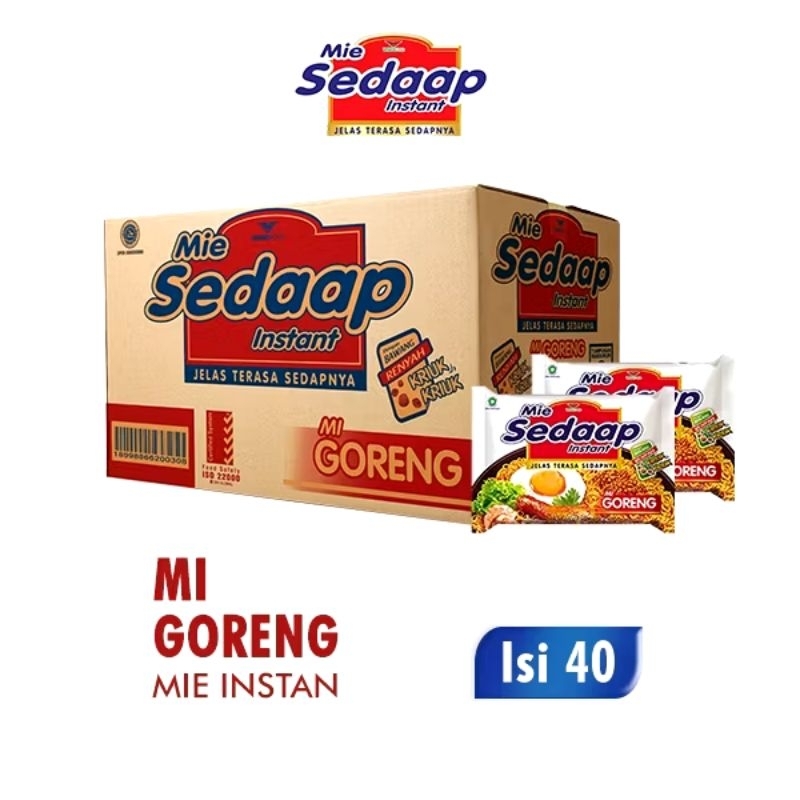 

MIE SEDAAP 1 DUS ISI 40 BUNGKUS