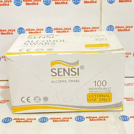 SENSI ALKOHOL SWAB isi 100 lembar