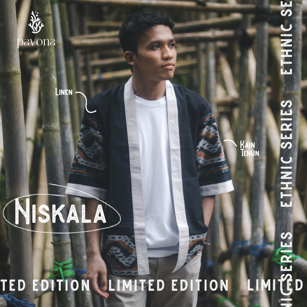 Niskala Ethnic Outer Tenun Series - PAVONA