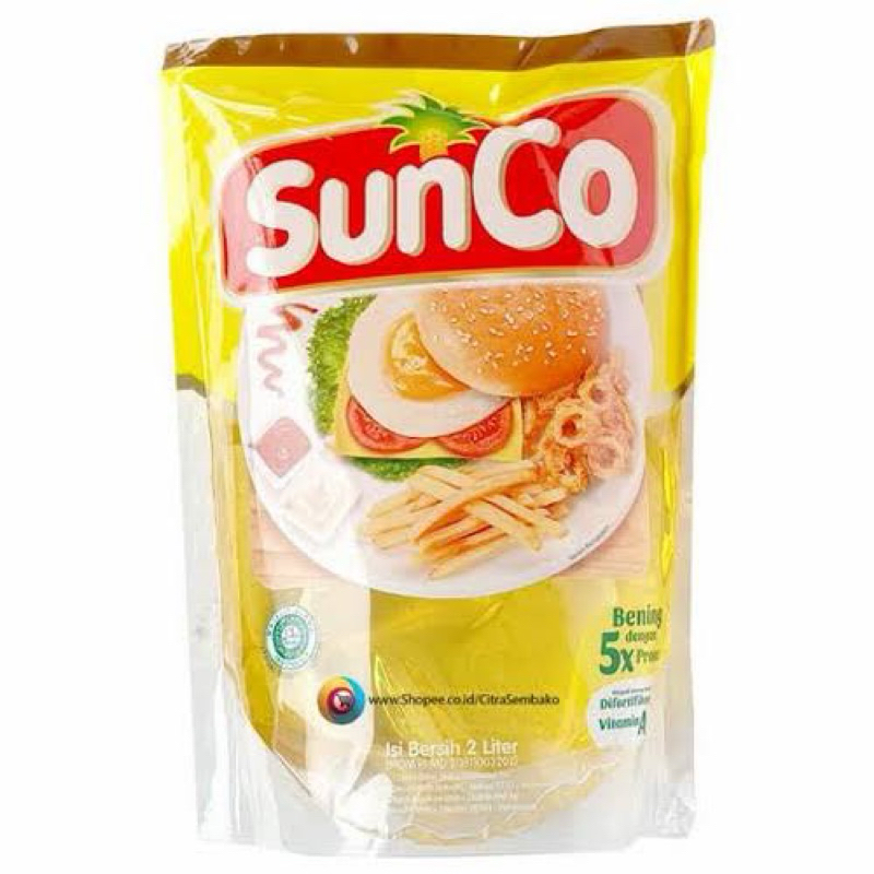 

ready minyak goreng sunco 2 Liter