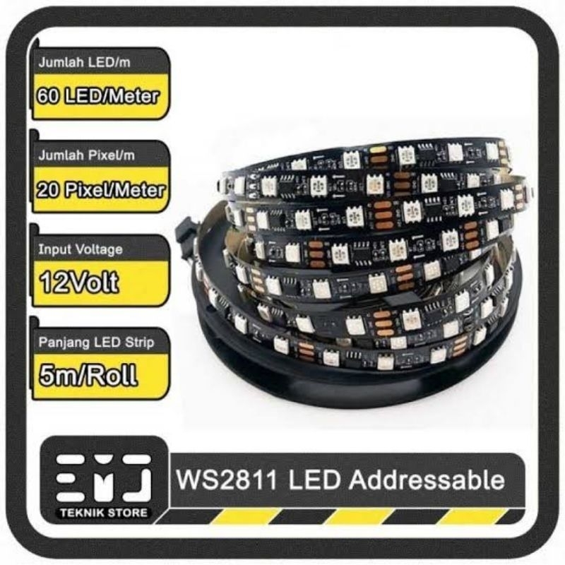 WS2811 ORIGINAL  60LED/ROLL PCB wondersemi ws2811
