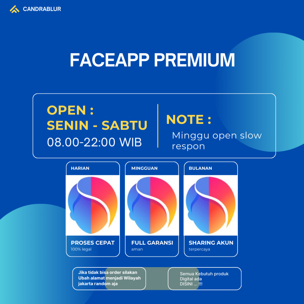 FaceApp Premium Bergaransi