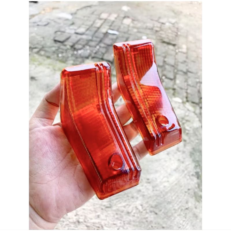 mika lampu sen reting sein depan Suzuki RC 100 KUNING