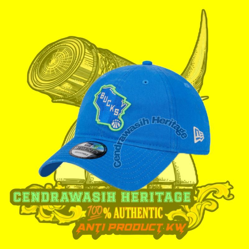 New Era 9Twenty Original Milwaukee Bucks City Edition 100% Authentic