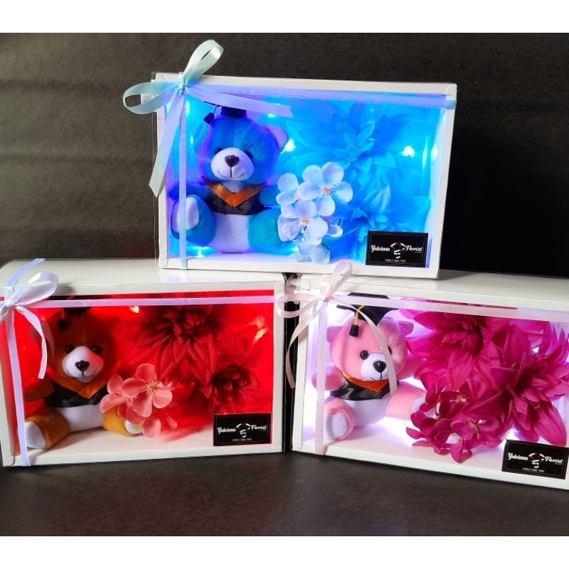 

GIFT BOX // HADIAH WISUDA // BONEKA WISUDA BOX // BOX LED