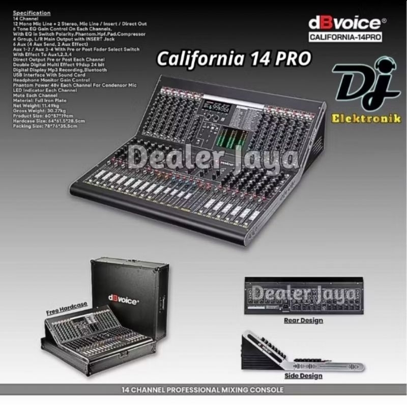 Mixer Analog DB Voice California 14 PRO