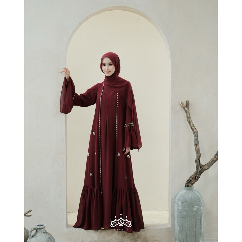 READY Ulyya abaya set pashmina by Kazami