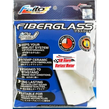 Glass woll Glasswool GASPUL Knalpot RACING Faito Tahan panas anti bakar GASPUL gasbul gasbool