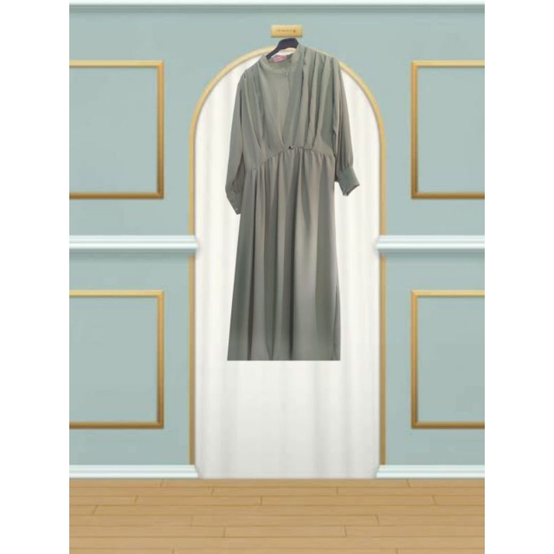 Gamis sage green