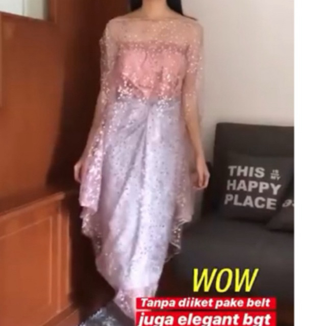 PRELOVED - BEAUTEEQ DRESS AURORA PINK ( BELUM PERNAH PAKAI )