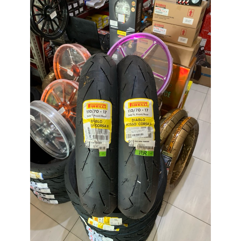 PIRELLI DIABLO ROSSO CORSA 2 90/80-14 90/80-17 100/80-17 110/80-17