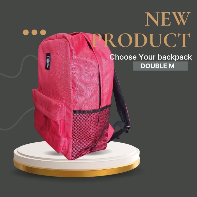 Tas ransel sekolah anak unisex - Double M