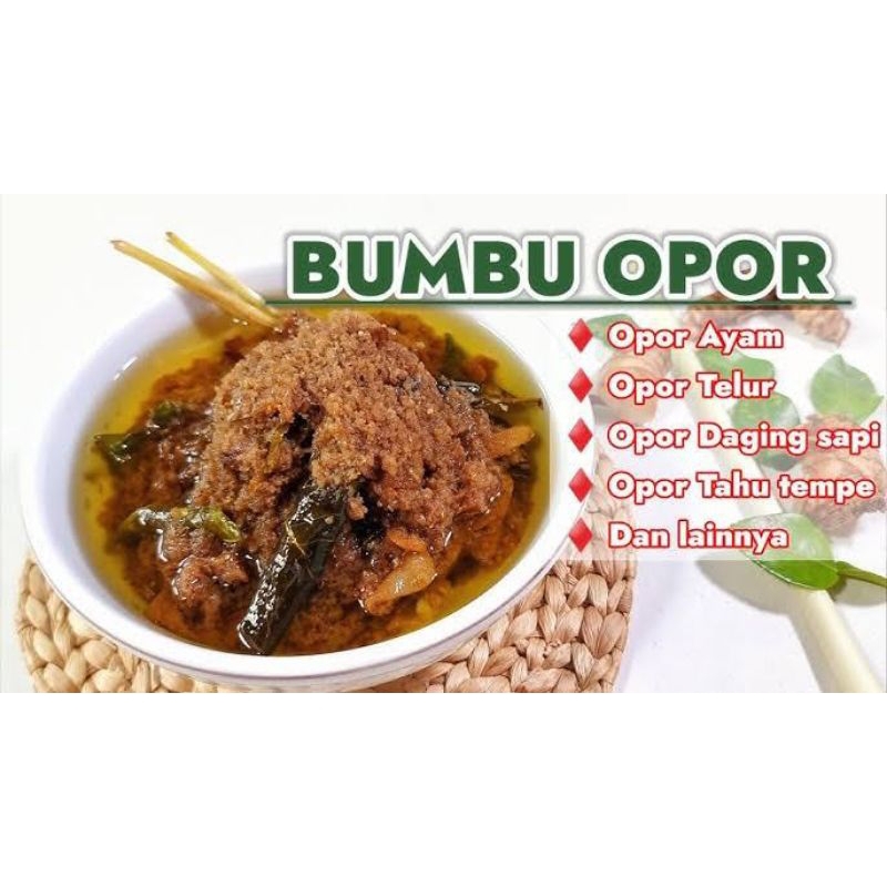 

[ANAK TANI] BUMBU OPOR BASAH 100% REMPAH ASLI HOMEMADE SIAP KIRIM INSTANT AREA SEMARANG