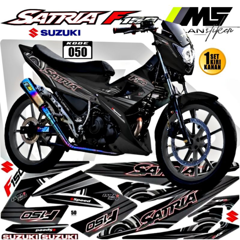 Decal Sticker Striping Variasi Satria Fu Facelift Raider R 150 Suzuki Satria Fu 150 Facelift 2013-20