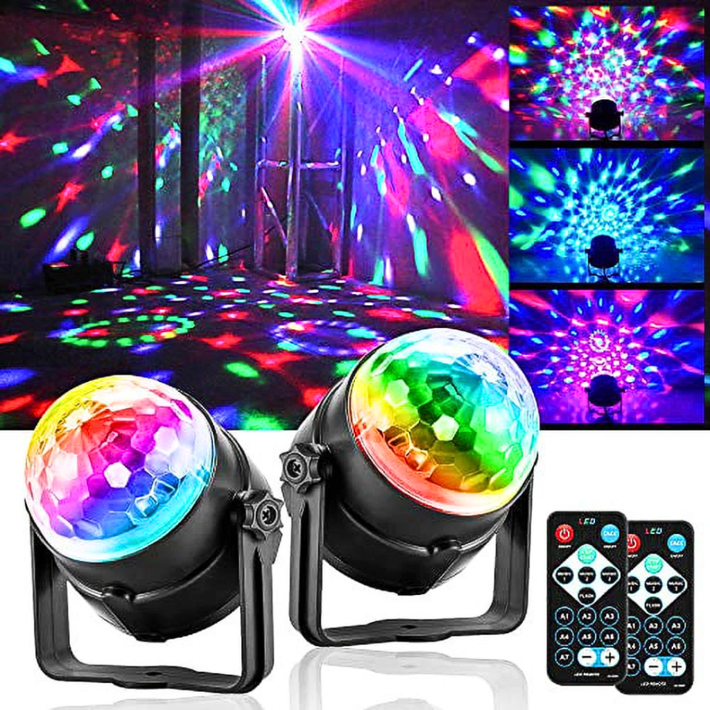 TaffLED Lampu Disco led putar full warna sensor suara musik laser kamar pesta RGB Proyektor CY LV RG
