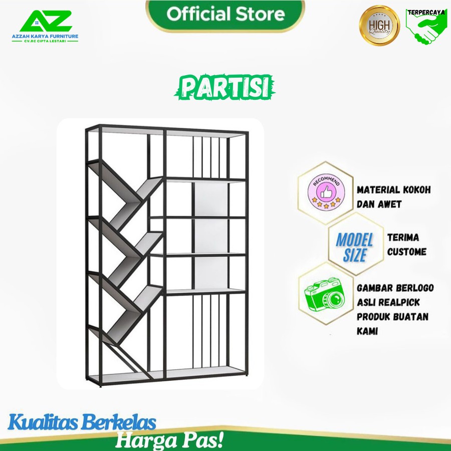 Partisi Mininalis Rak Pajangan Buku/Rak Partisi Home Living