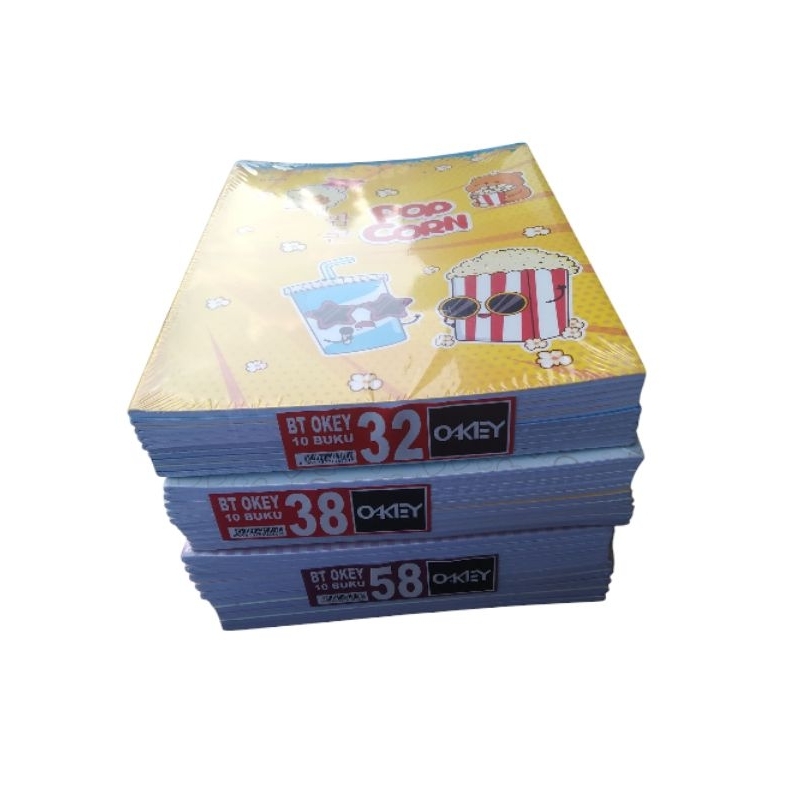 

okey buku tulis 38 lembar 1 pak 10pcs