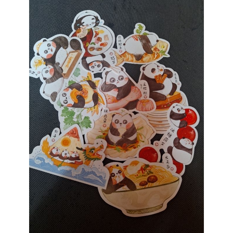 

5 kartu pos shaped panda Rp 15000/panda shaped postcard