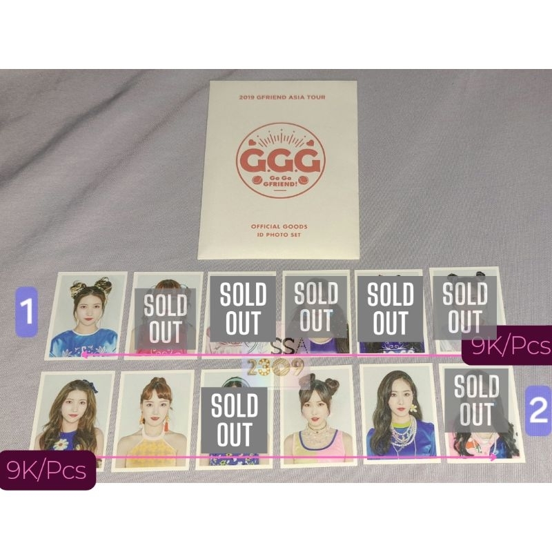 2019 Asia Tour Go Go GFRIEND Official Merchandise (ID Photo Set) (12 Pcs)