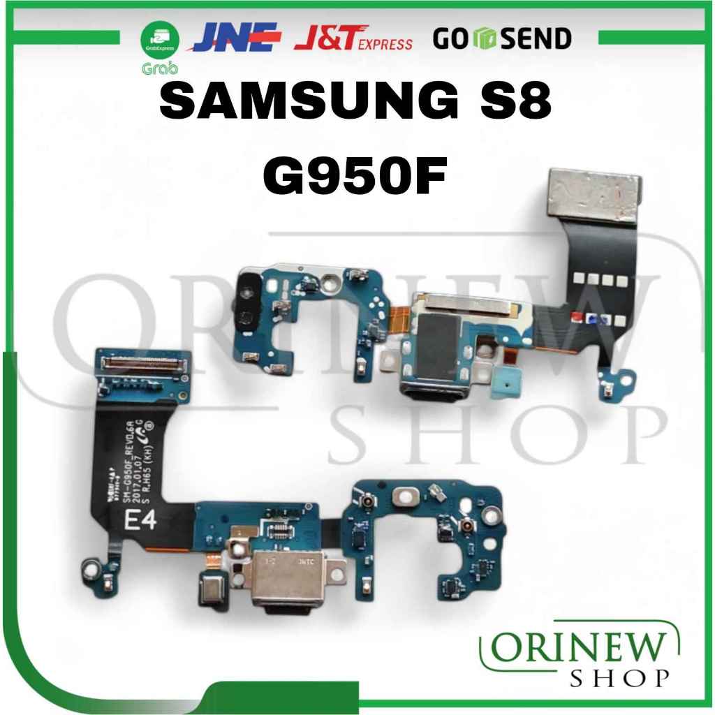 Pcb Board Usb Konektor Samsung A8 G950F Connector Charger Papan Mic Ori