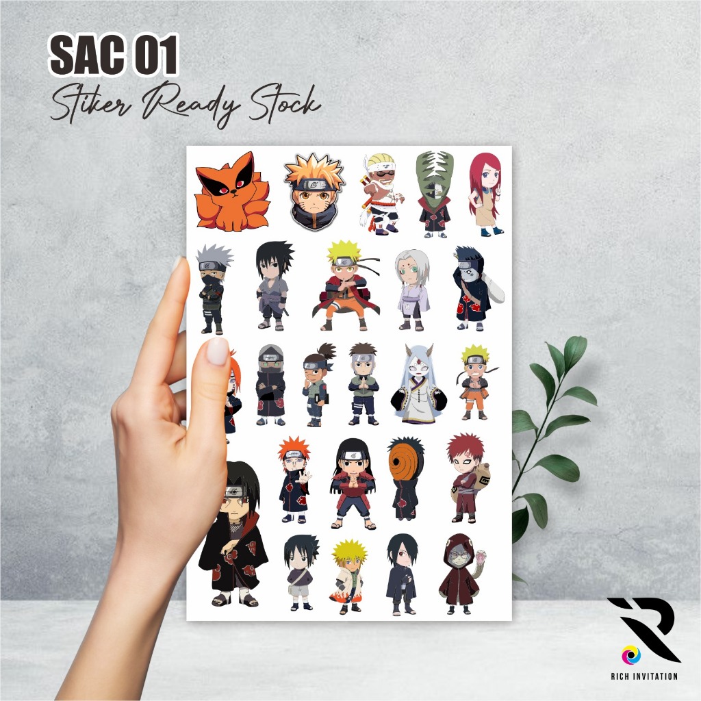 

STIKER LUCU KARAKTER - STIKER VINYL ANTI AIR READY STOCK - STIKER SAC 01