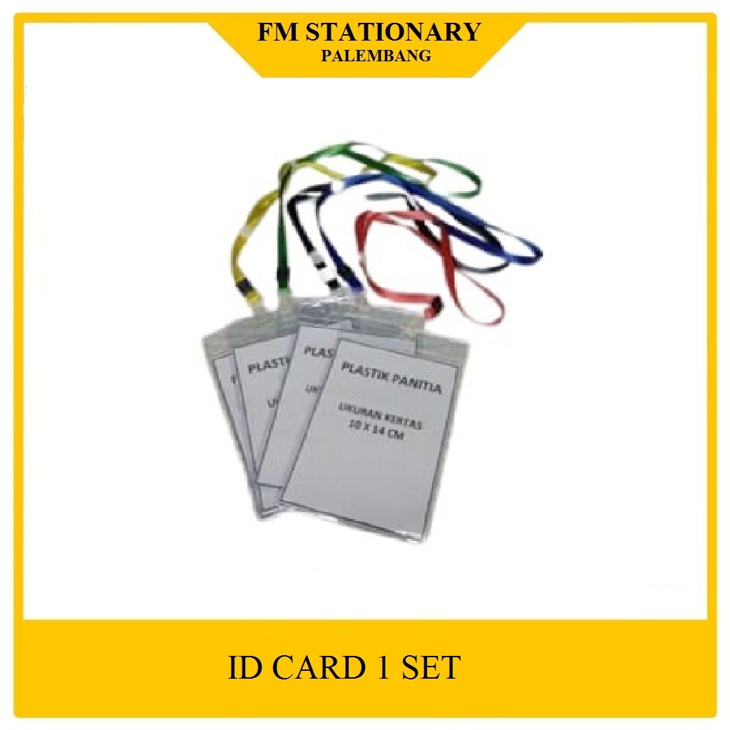 

ID CARD PLASTIK 1 SET