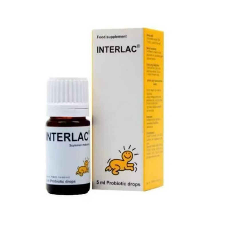 Interlac drops  5 ml - probiotik bayi dan anak