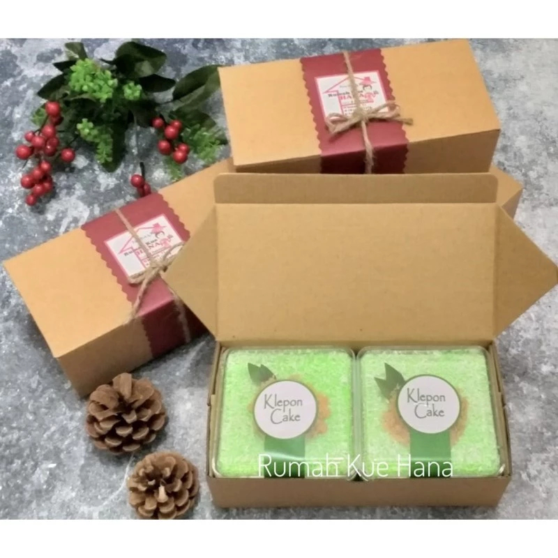 

Box Eflute Brownies Non Laminating Dus Hampers Kue 22x11x7cm