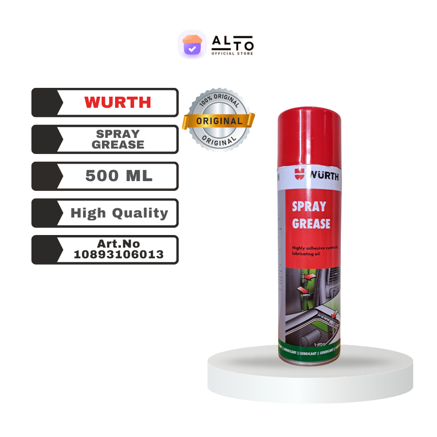 Wurth Spray Grease [500ml] Gemuk Pelumas Semprot Sintetis Serbaguna