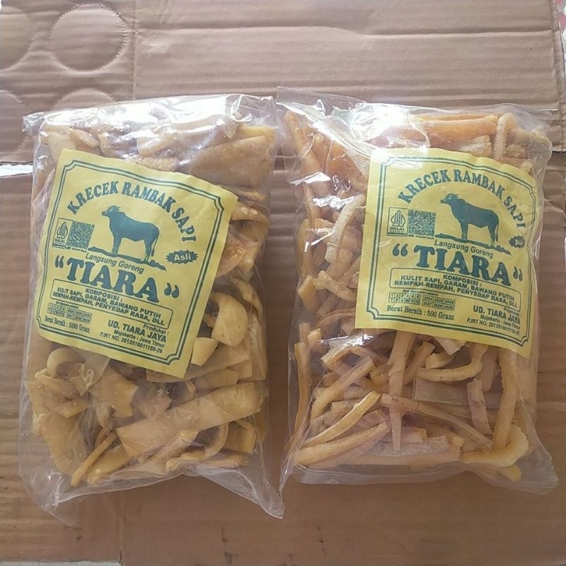 

krecek rambak sapi cap tiara 500gr