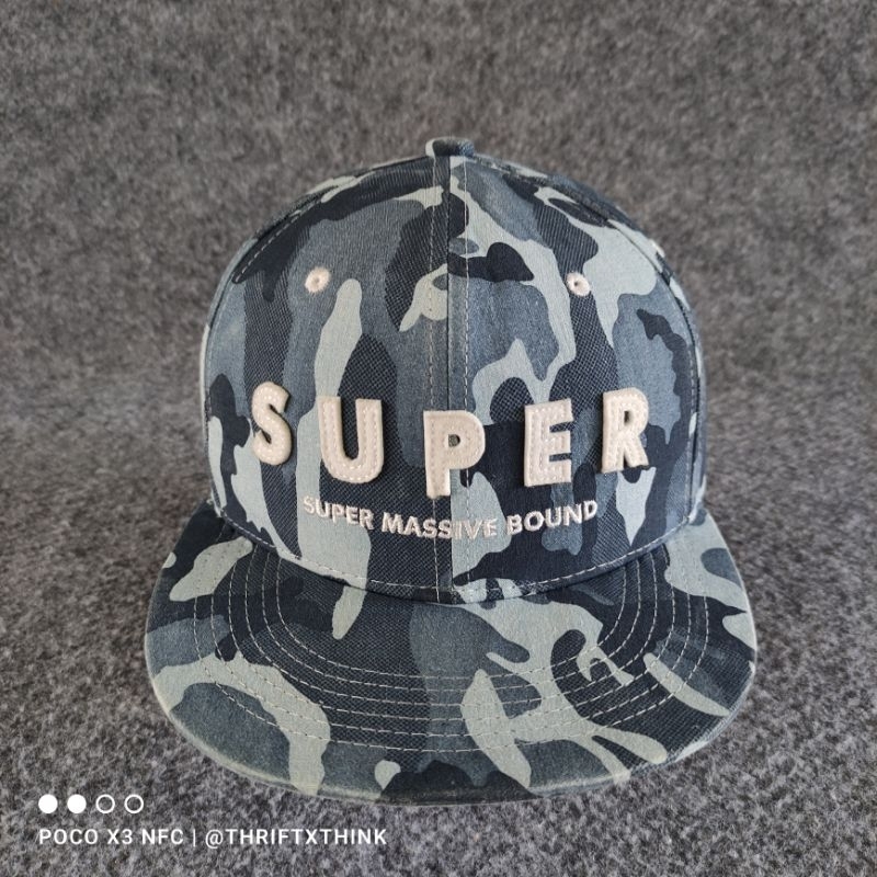 TOPI CAP SNAPBACK SMB MOTIF CAMO SKU BN54