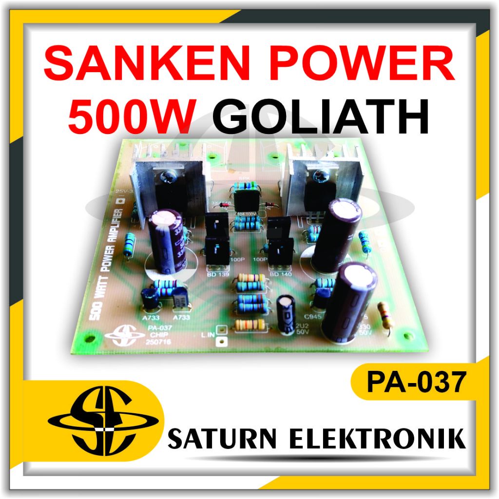 Kit Sanken Power 500Watt Goliath Mono PA-037