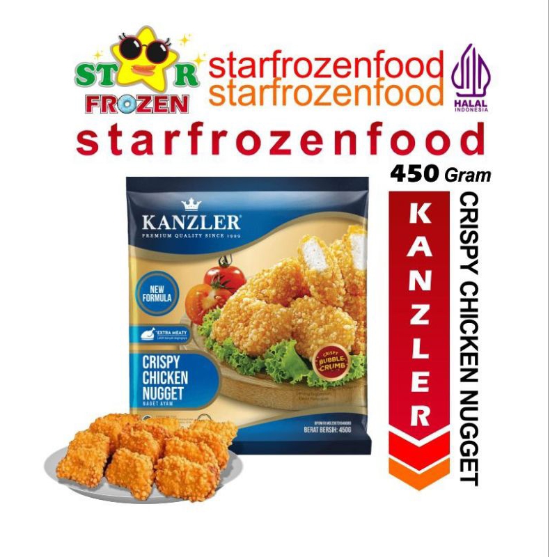 

KANZLER CRISPY CHICKEN NUGGET 450 G / NAGET AYAM KRISPY KANZLER