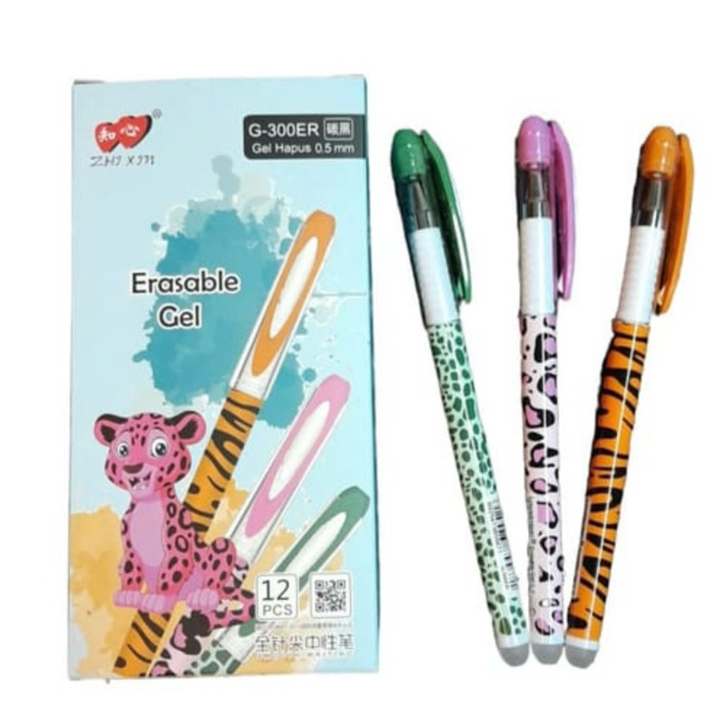 

Lovein Gel Pen G-300ER 0,5 Black / pulpen gel bisa dihapus /pcs