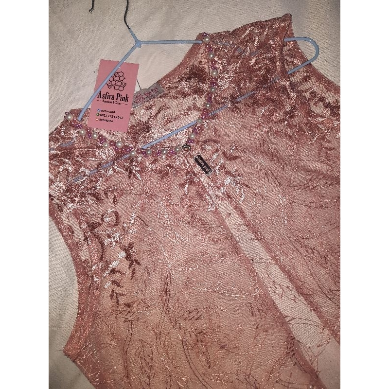 Set dress Brukat inner & outer terpisah
