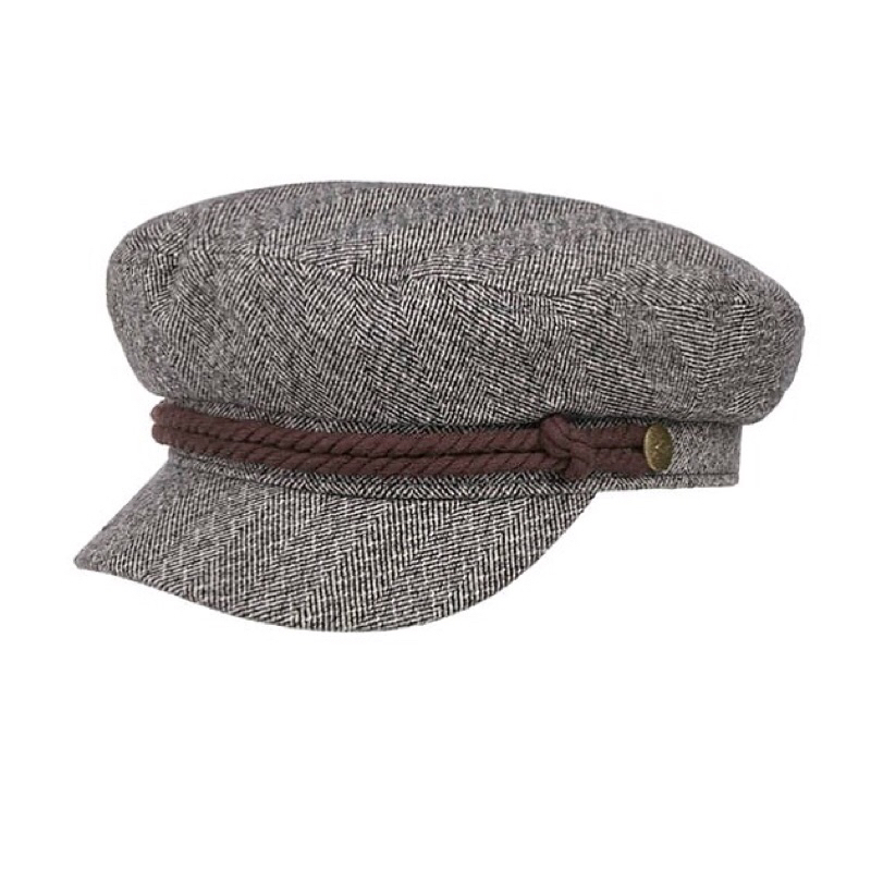 Brixton Fiddler cap brown grey  Bnwt Brand new with tags  This stunning Elbe sailor’s cap from Brixt