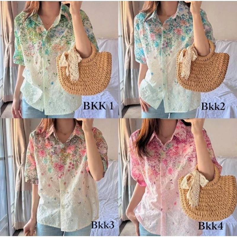 Kemeja BKK/Kemeja cewe premium/Kemeja import/Atasan cewek