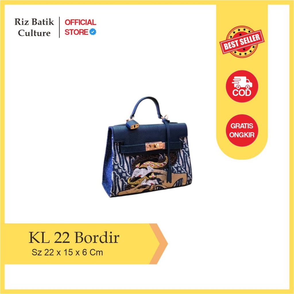 KL 22 Kanvas Bordir/Kain Canvas/Tas Batik/Tas Tenun/Tas Kulit/Tas ethnic/Tas Wanita