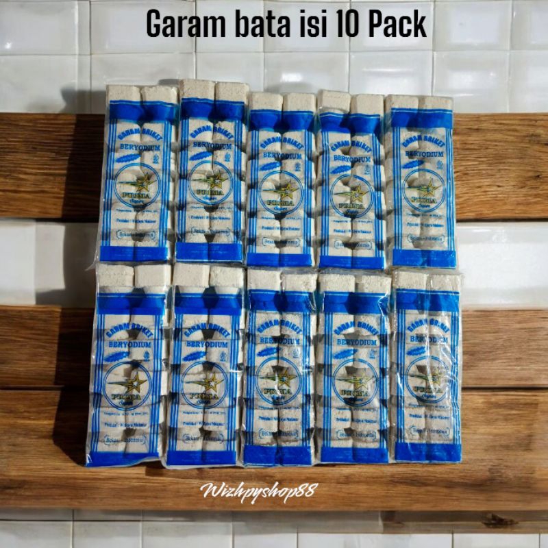 

GARAM BATA PRIMA SUPER 500 GRAM ISI 10 PACK / GARAM BRIKET / GARAM BALOK
