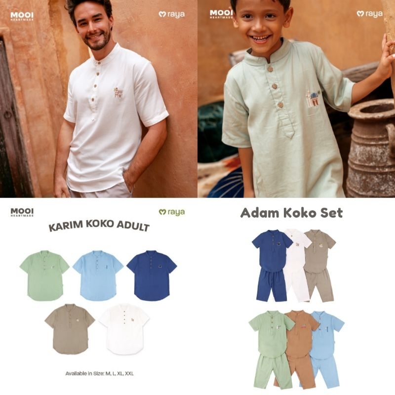FAMILY SET MOOI/ KOKO ANAK/ ADAM KOKO/ KARIM KOKO DEWASA MOOI SURABAYABABY