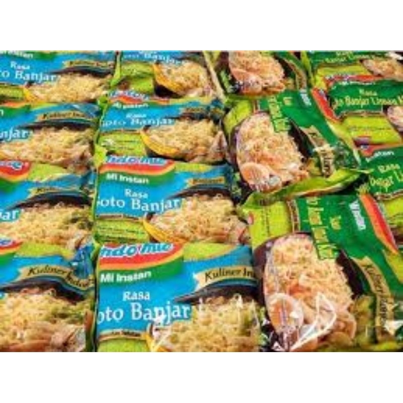 

INDOMIE RASA SOTO BANJAR KHAS BANJARMASIN ISI 20 PCS SETENGAH DUS