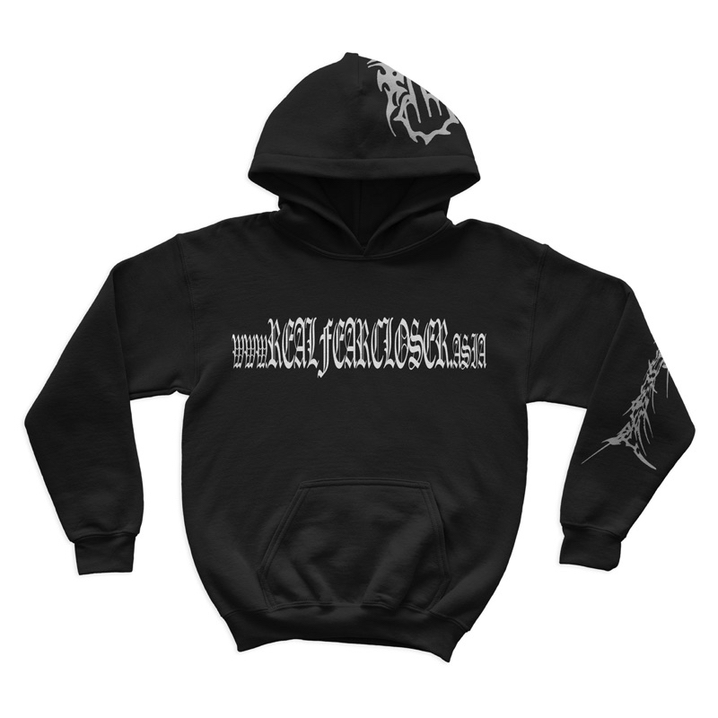 DEAF METAL BLACK HOODIE