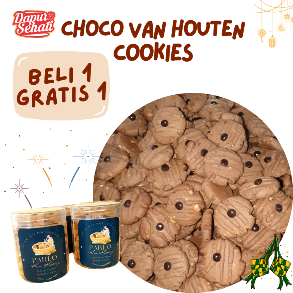 

Choco Van Houten Cookies Beli 1 Gratis 1 Premium Cookies