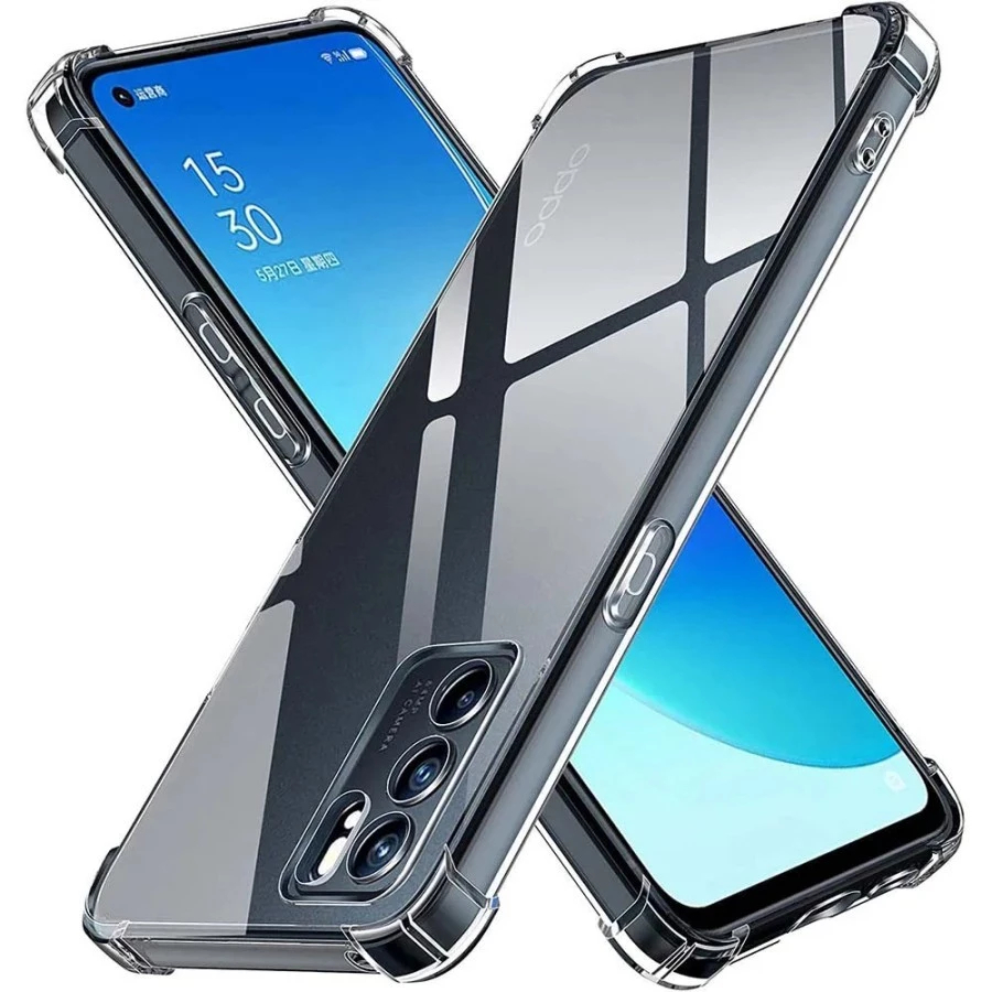 OPPO RENO 6 4G 5G / 6 PRO CASE ANTI CRACK TRANSPARENT AIRBAG BUMPER (CASING TRANSPARAN)