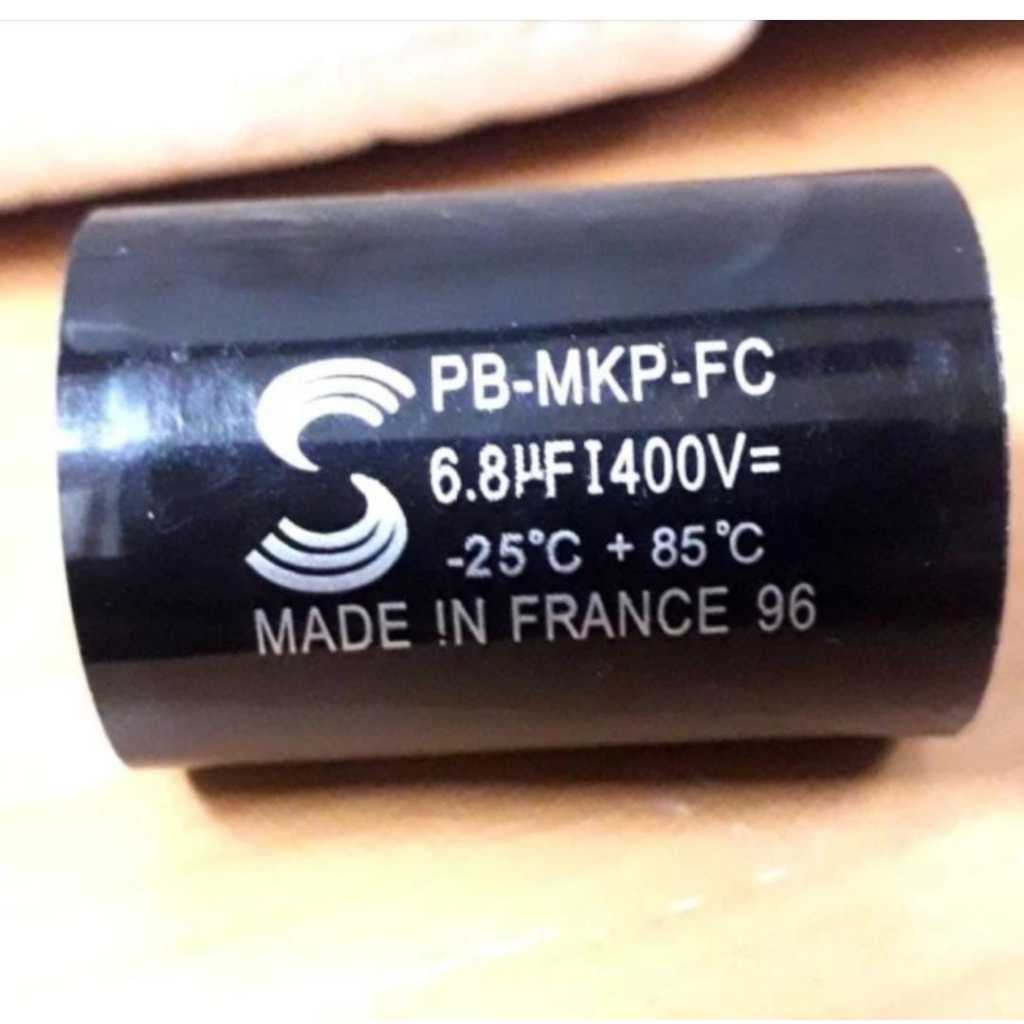 RE2368 kapasitor solund solen asli france 685 6.8uf 6.8 uf 400v 400 volt by PCM LTC GLODOK
