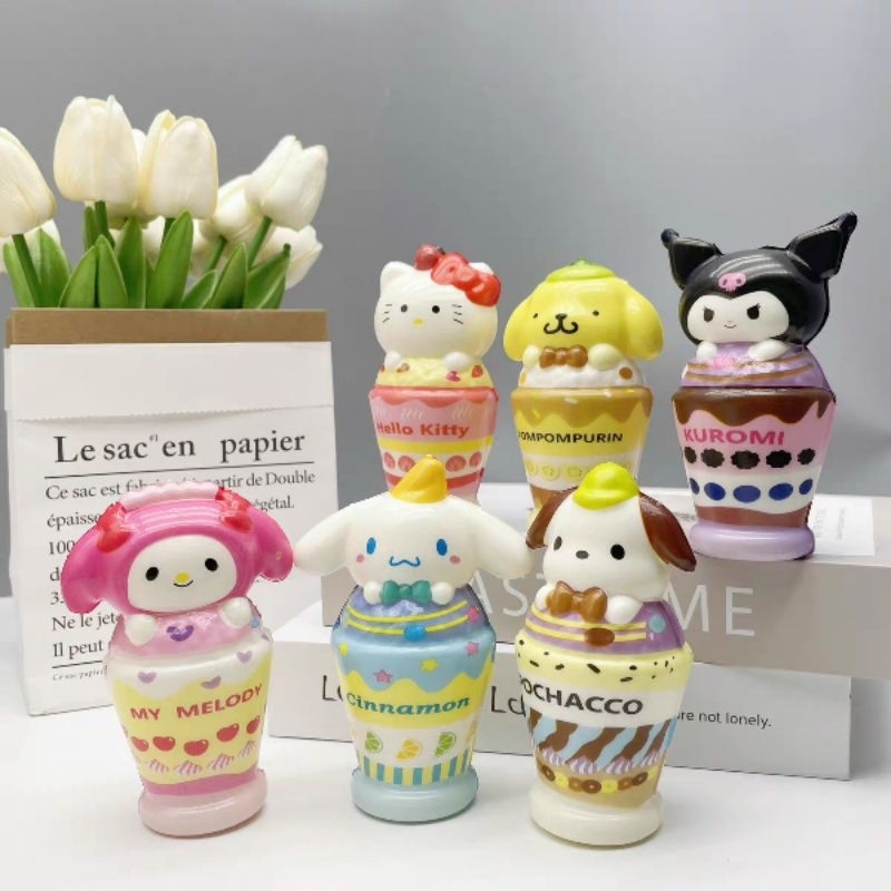 Squishy karakter sanrio ice cream cup
