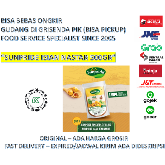 

Sunpride Pineapple Filling / Isian Nanas Nastar Premium 500gr